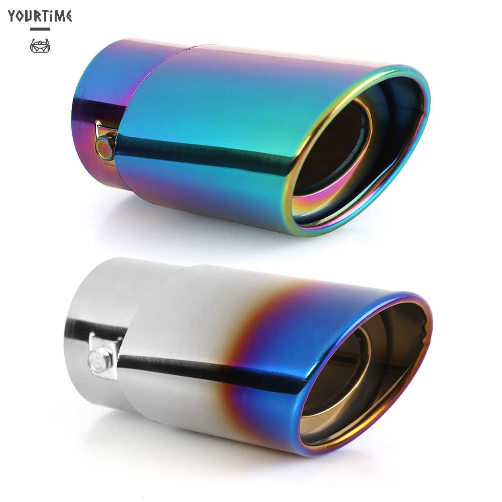 Ống Xả Xe Hơi Thẳng Bằng Thép Không Gỉ Màu Sắc Đốt Cháy