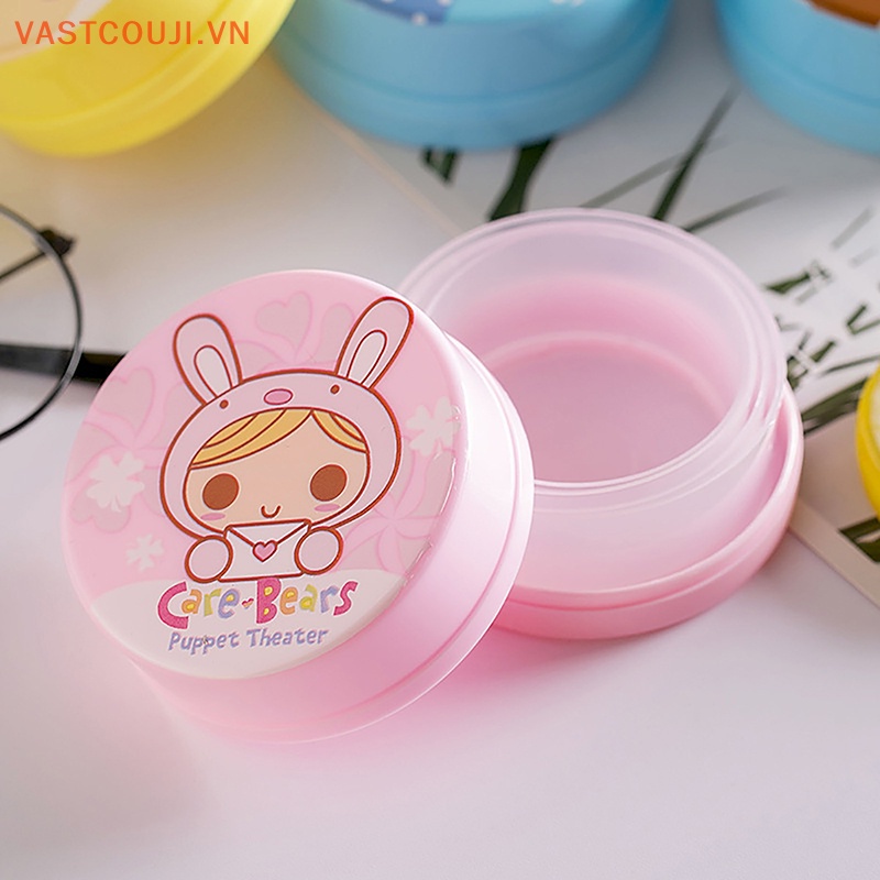 Cốc Uống Nước 130ml Bằng Nhựa Họa Tiết Hoạt Hình Độc Đáo Kèm Nắp Đậy Tiện Dụng Mang Theo Du Lịch