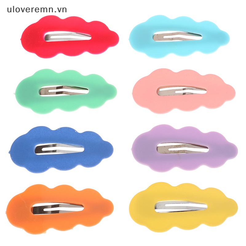 Bộ 10 Kẹp Tóc Màu Nhám Phong Cách Hàn Quốc Cho Nữ