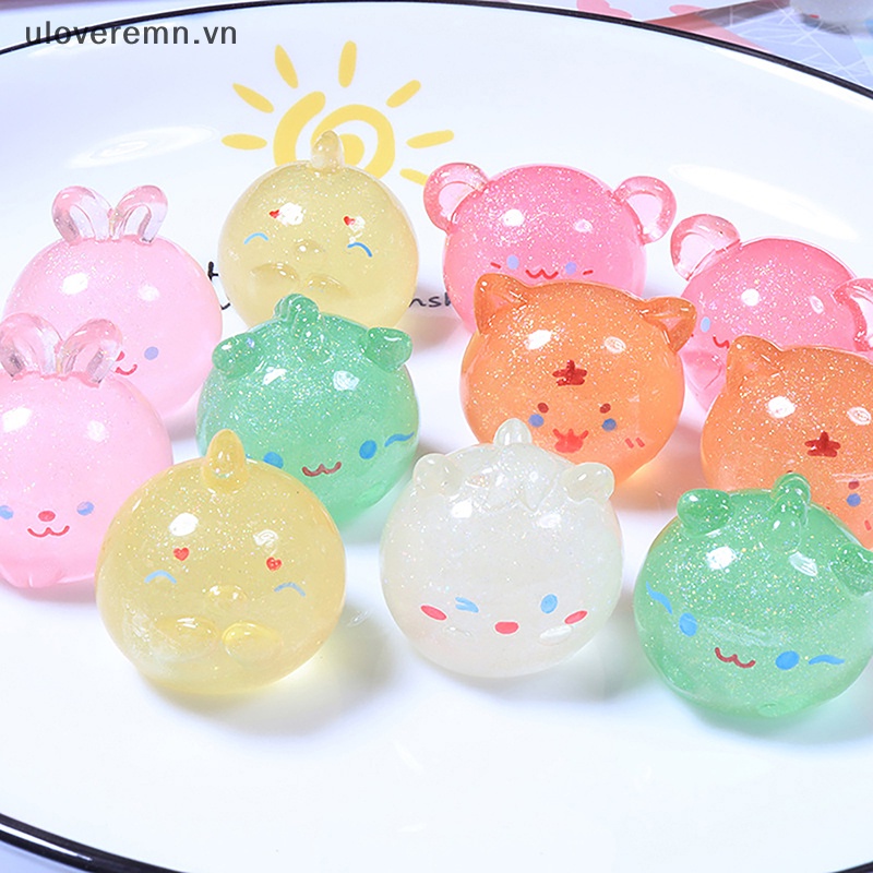 Mô Hình Đồ Chơi Hoạt Hình Mini Bằng Nhựa Resin Phát Sáng Diy