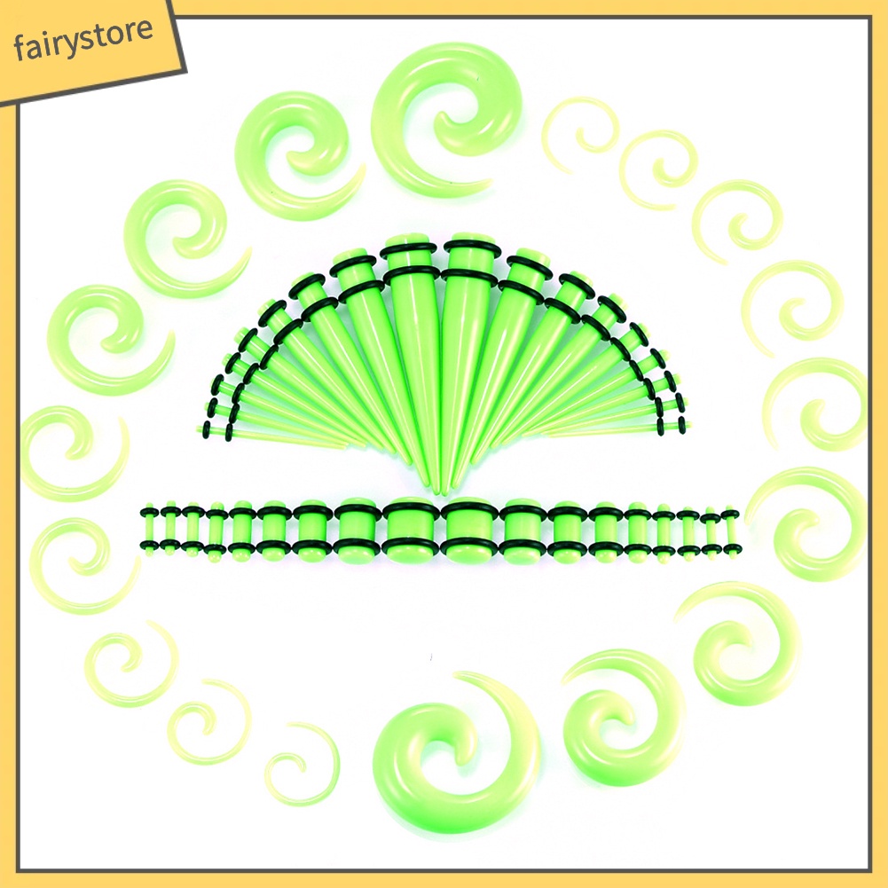 Set 54 Khuyên Nong Tai Acrylic 1.6-10mm