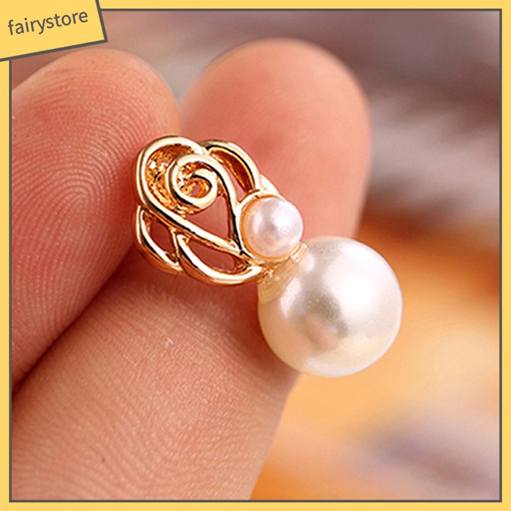 Bông Tai Đính Ngọc Trai Giả Thời Trang Dành Cho Nữ