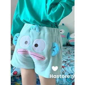 Đồ đi biển, Quần ngắn con cá xấu xí vui nhộn và đáng iu, hangydon, Anime homewwear