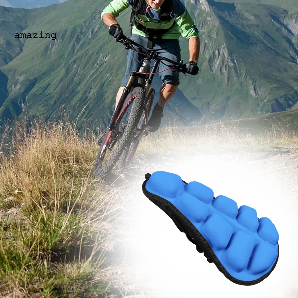 1 Bộ Vỏ Bọc Yên Xe Đạp Leo Núi Bơm Hơi 3D Bằng TPU Thoải Mái Chống Trượt Có Thể Gấp Gọn