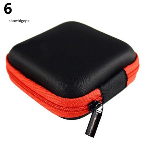 Túi Đựng Tai Nghe Thẻ Nhớ TF SD Hình Vuông Bỏ Túi Tiện Dụng