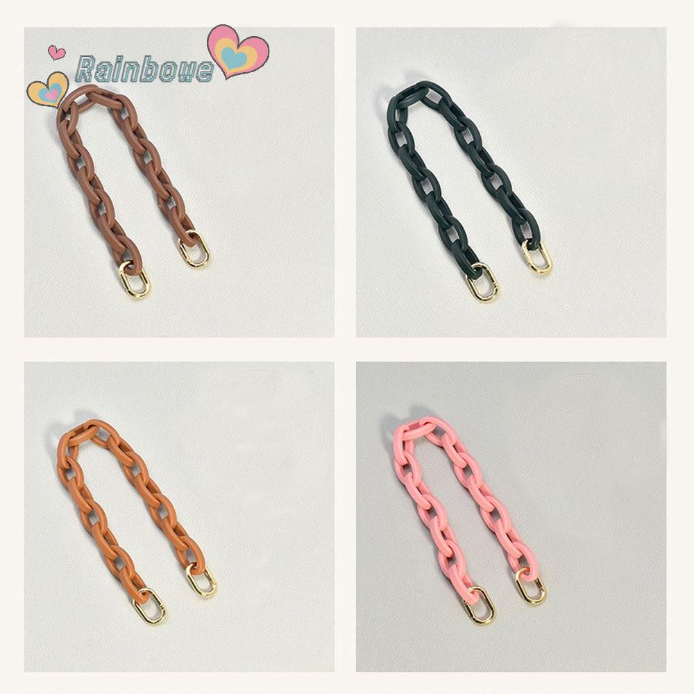 Dây Đeo Túi Xách Thay Thế Bằng Nhựa Resin Màu Cầu Vồng Cho longchamp
