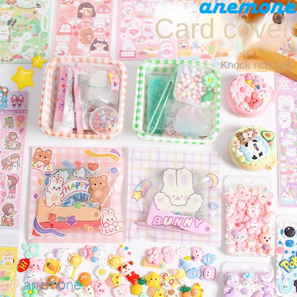 Bộ Móc Khóa / Thẻ Ghi Chú Goo Hoạt Hình Vui Nhộn DIY