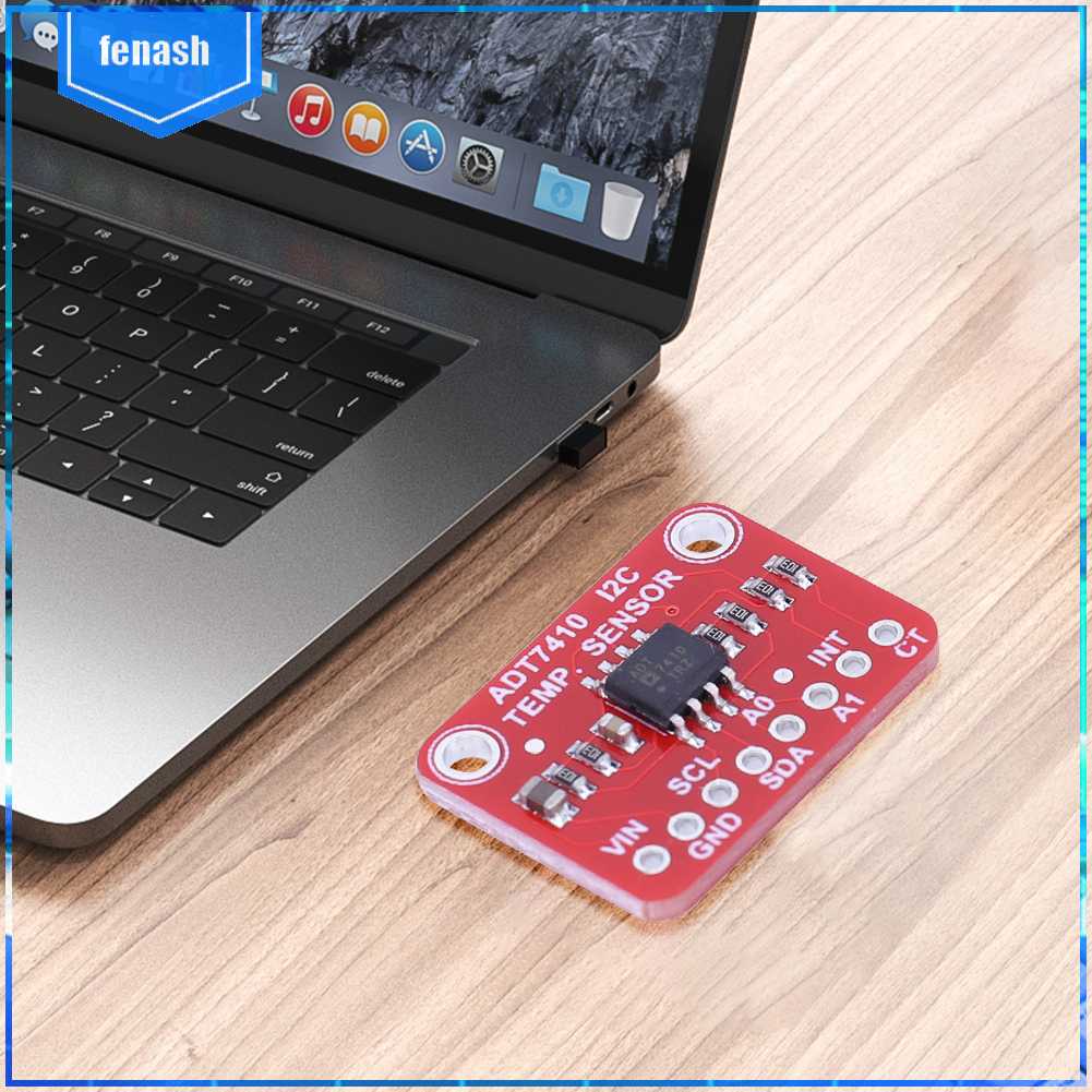 Bảng Mạch Cảm Biến Nhiệt Độ 2.7V-5V ADT7410 Kèm 2 Pin