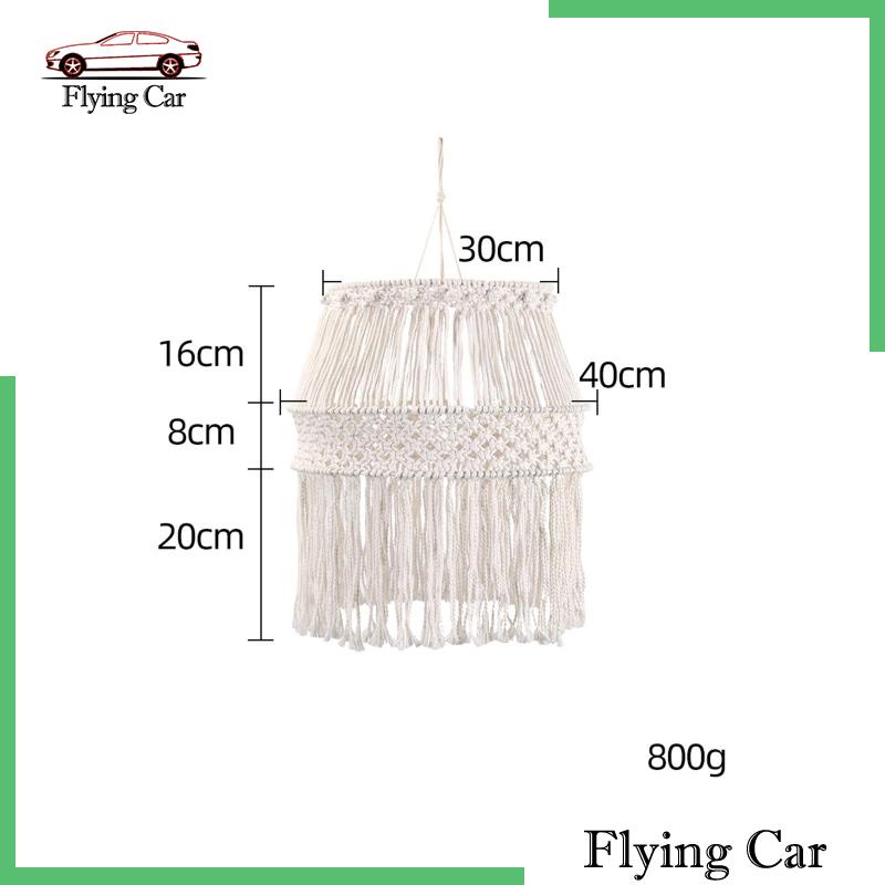 Vỏ Bọc Bóng Đèn Macrame Phong Cách Bohemian Dành Cho Trang Trí Nhà Cửa / Tiệc Cưới 2