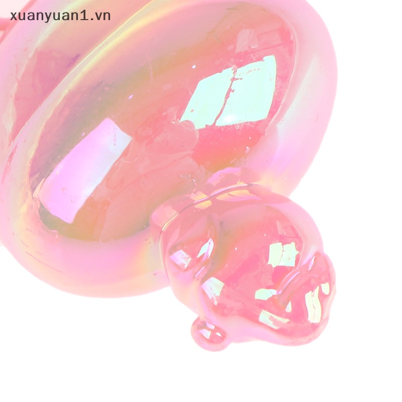 Set 5 / 10 Hạt Acrylic Phát Quang Hình Thỏ / Gấu Hồng Xinh Xắn Làm Vòng Đeo Tay / Cổ