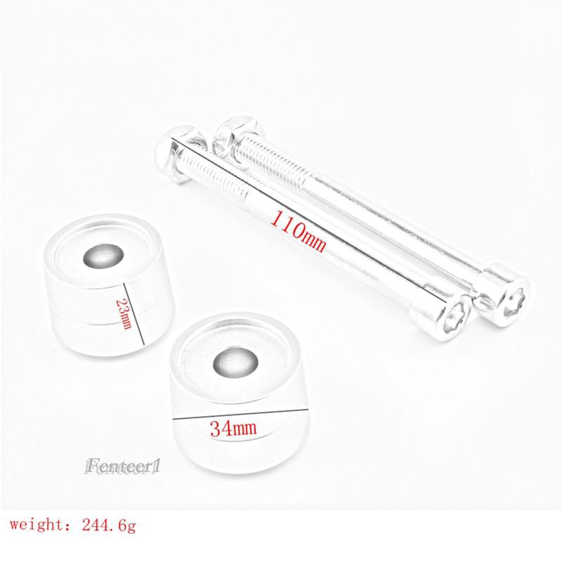 [Fenteer1] Bộ Kẹp Nâng Chiều Cao 23mm Màu Đen