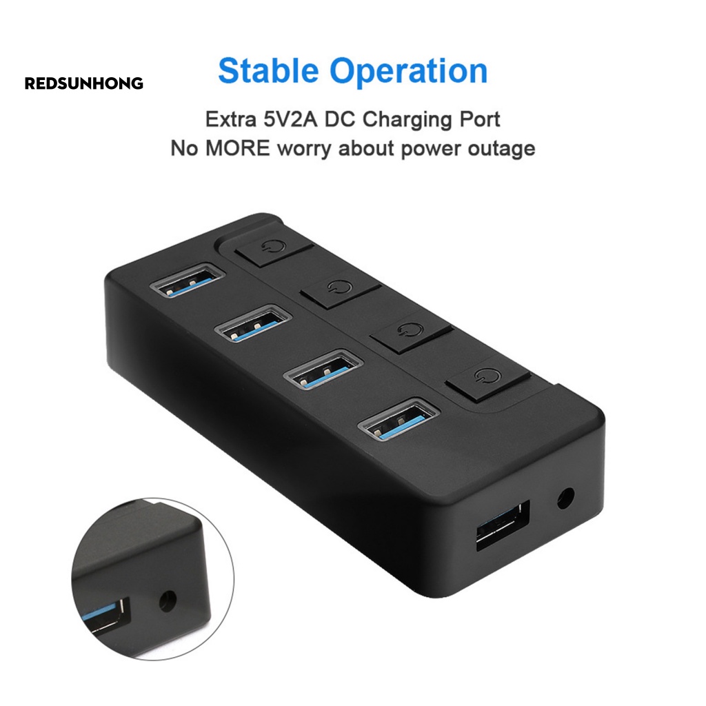 Hub Chia Cổng USB 3.0 Tốc Độ Cao Chống Nhiễu