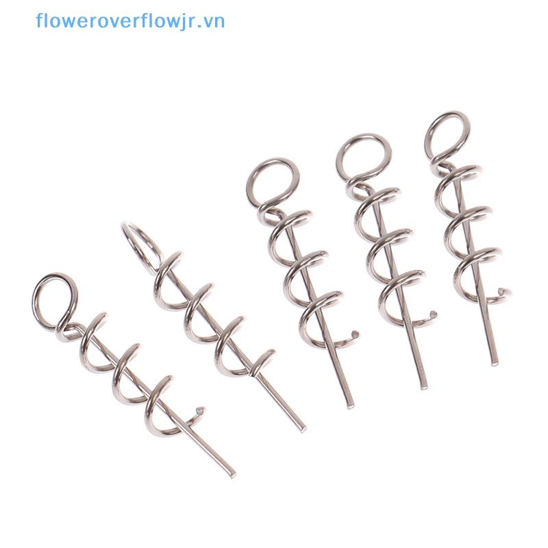 100 Móc Lò Xo Nối Mồi Câu Cá Mềm Mại Tiện Dụng