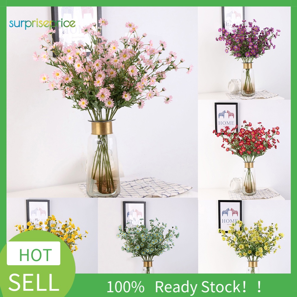 1 Nhánh Hoa Cúc Giả Trang Trí Quán Cà Phê / Cửa Hàng / Tiệc Cưới