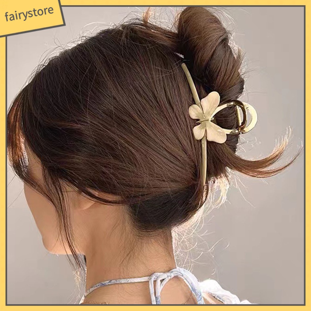 Kẹp Tóc Hình Bướm Bằng Kim Loại Dễ Thương Tối Giản Cho Nữ