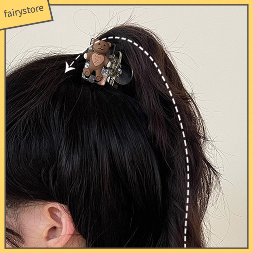 Kẹp Tóc Đuôi Ngựa Cỡ Nhỏ Màu Trong Suốt Dễ Thương