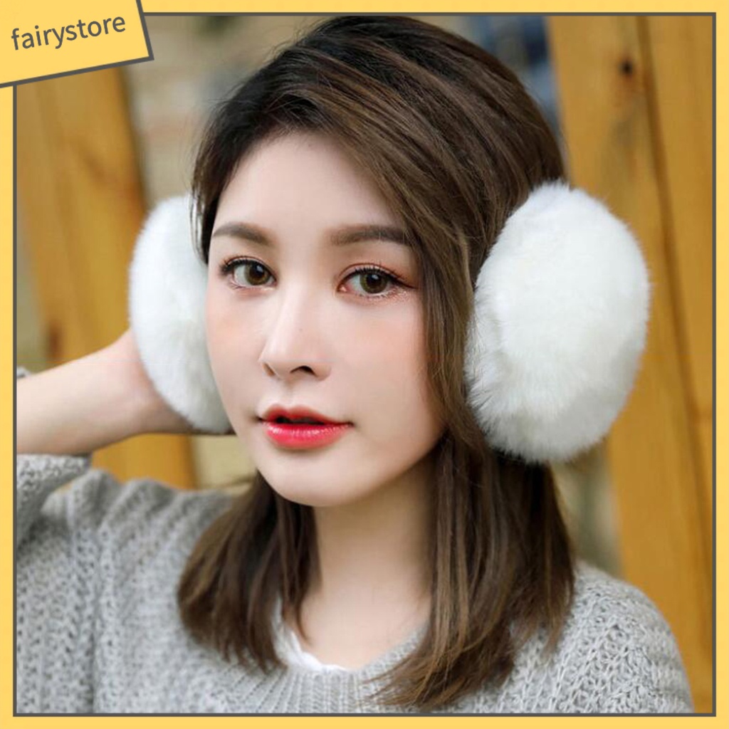 Bông Chụp Tai Giữ Ấm Mùa Đông Có Thể Điều Chỉnh Dễ Thương Cho Nữ