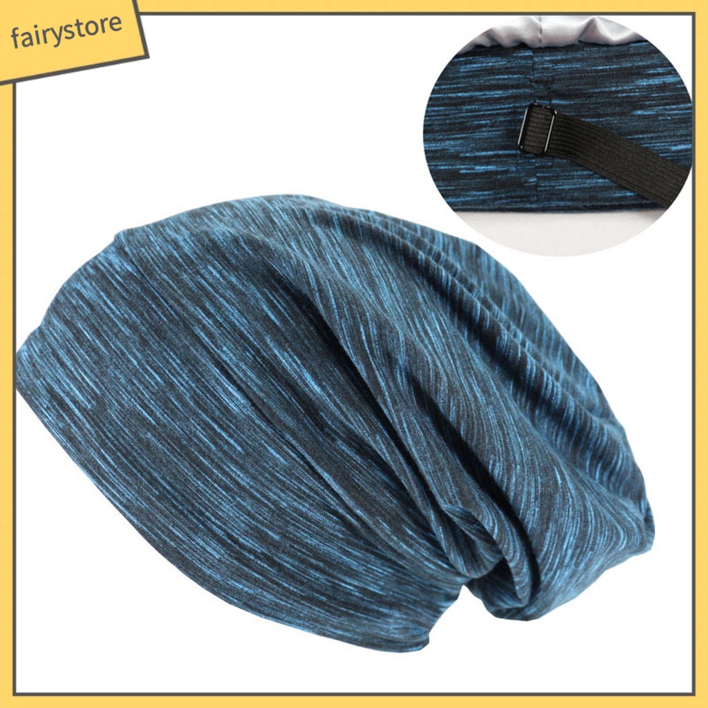 Mũ Trùm Đầu Bằng Satin Thoáng Khí Có Thể Điều Chỉnh Cho Nữ