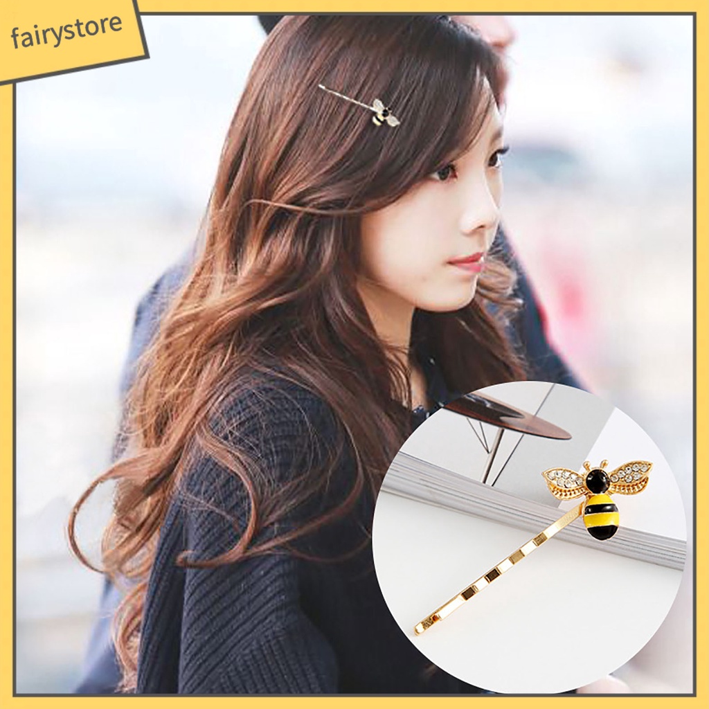 Kẹp Tóc Hình Chú Ong Và Hoa Xinh Xắn Cho Nữ