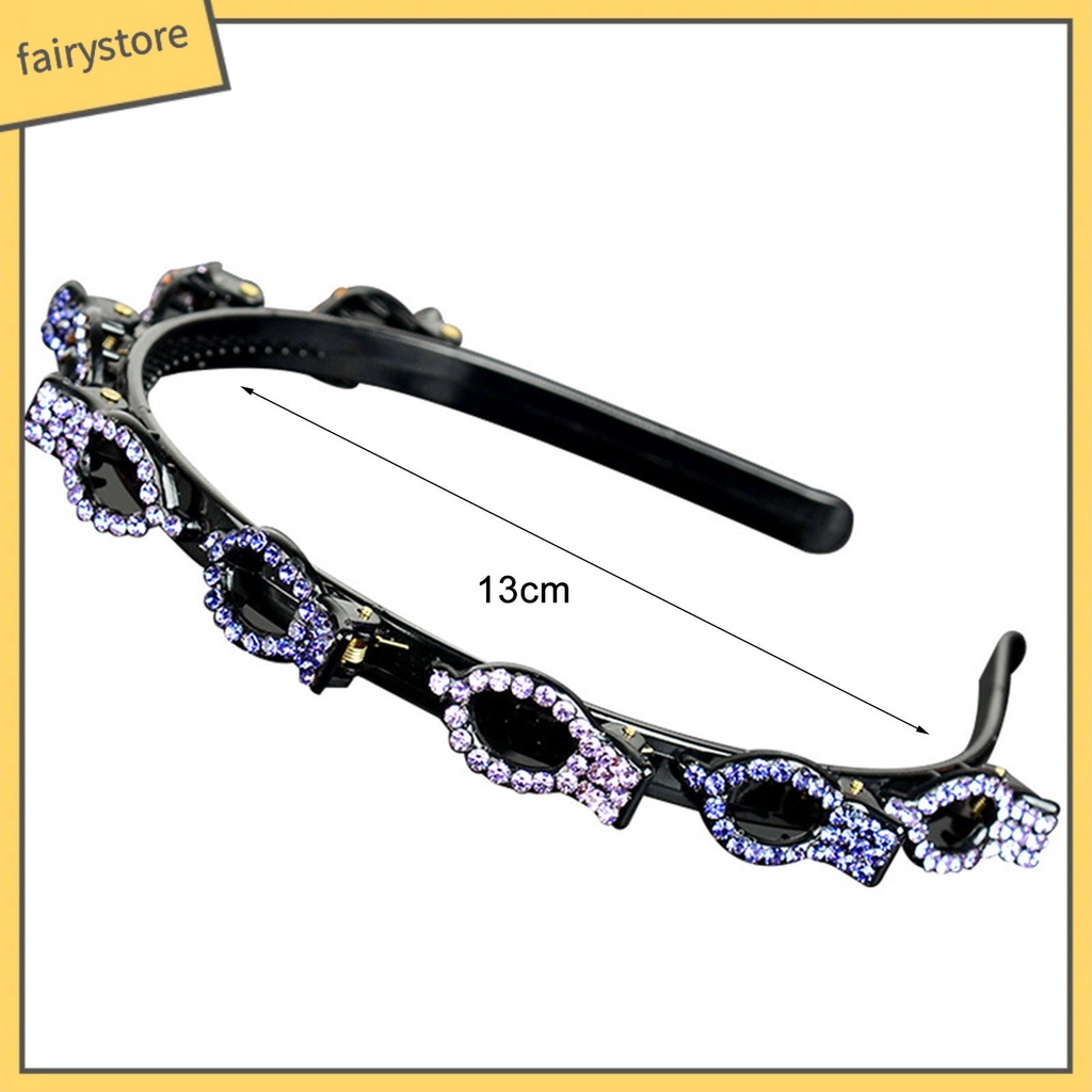 Cài Tóc Hai Lớp Đính Đá Hình Hoa Xinh Xắn Cho Nữ