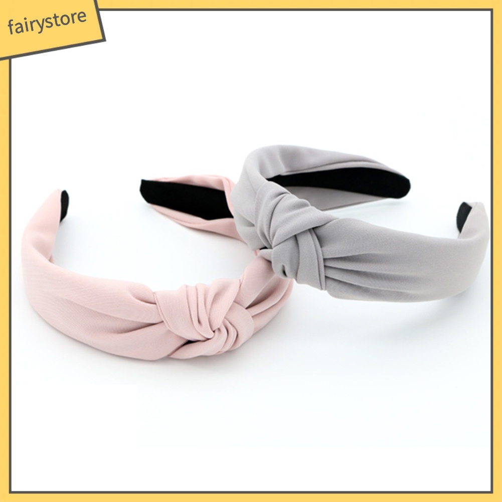 Băng Đô Thắt Nút Chéo Thời Trang Cho Nữ