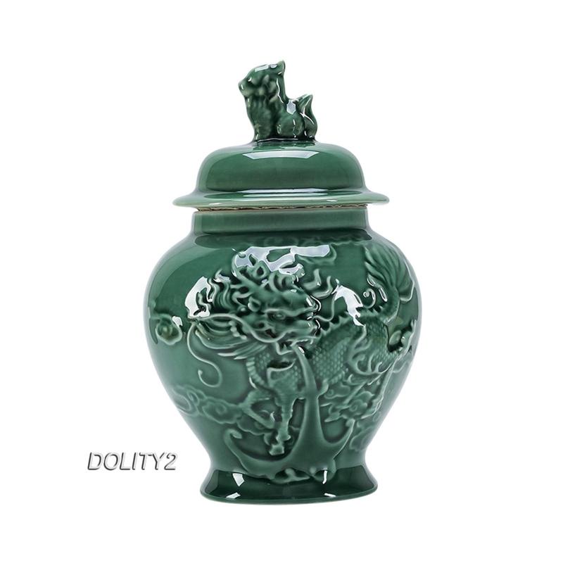 Bộ 2 Lọ Gốm Sứ Đựng Gừng Để Bàn Trang Trí Nhà Cửa / Tiệc Cưới