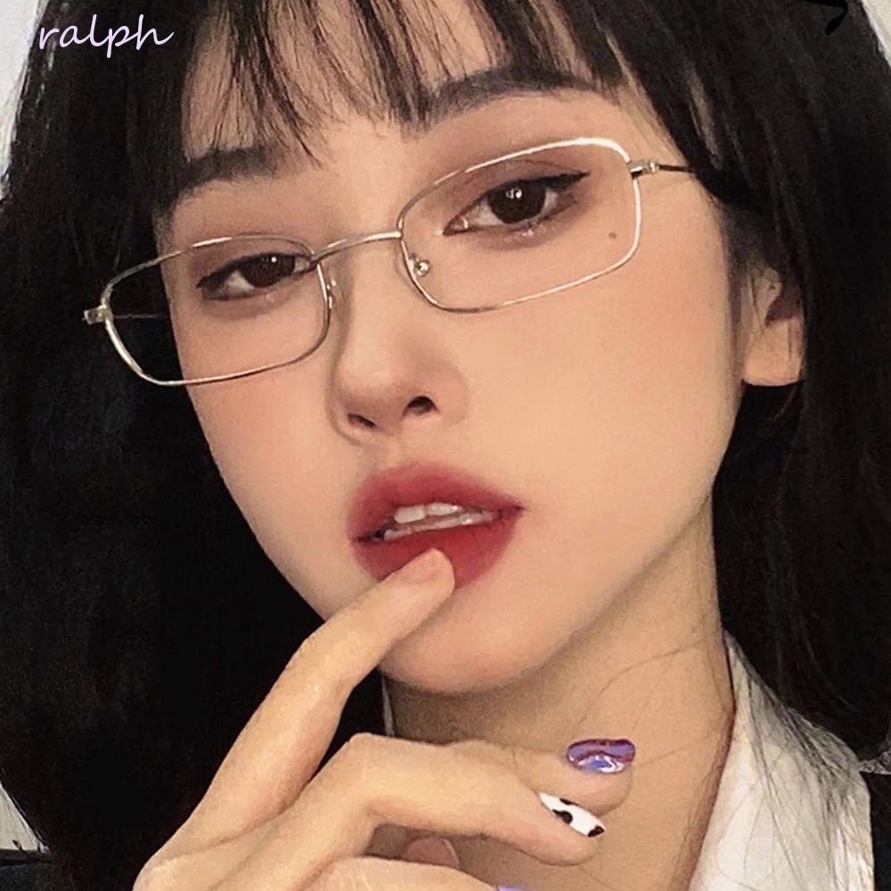 Mắt Kính Chống Ánh Sáng Xanh Gọng Nhỏ Đơn Giản Thời Trang Đường Phố Cho Nam