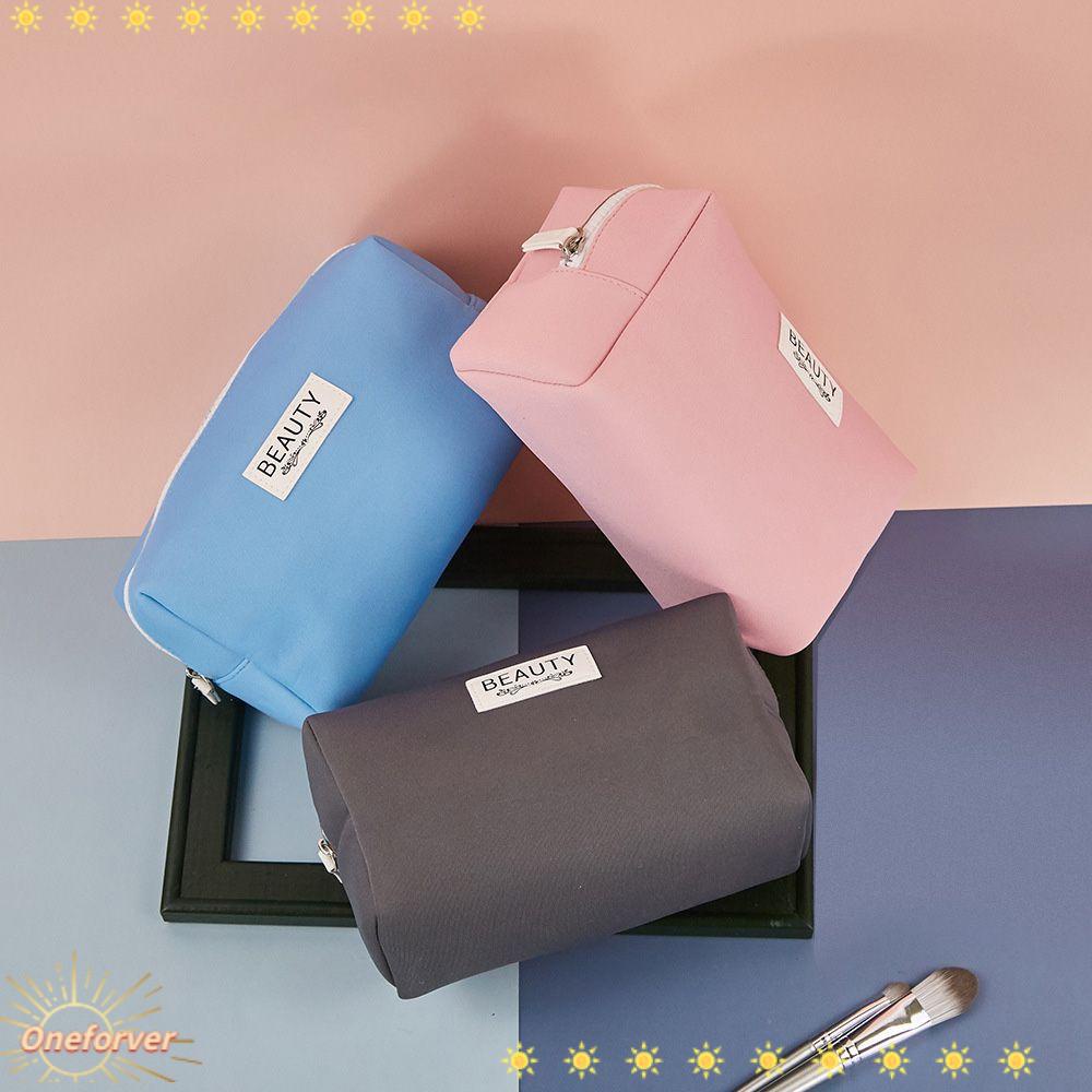 Túi Đựng Mỹ Phẩm Cỡ Lớn Màu Sắc Đơn Giản Tiện Dụng