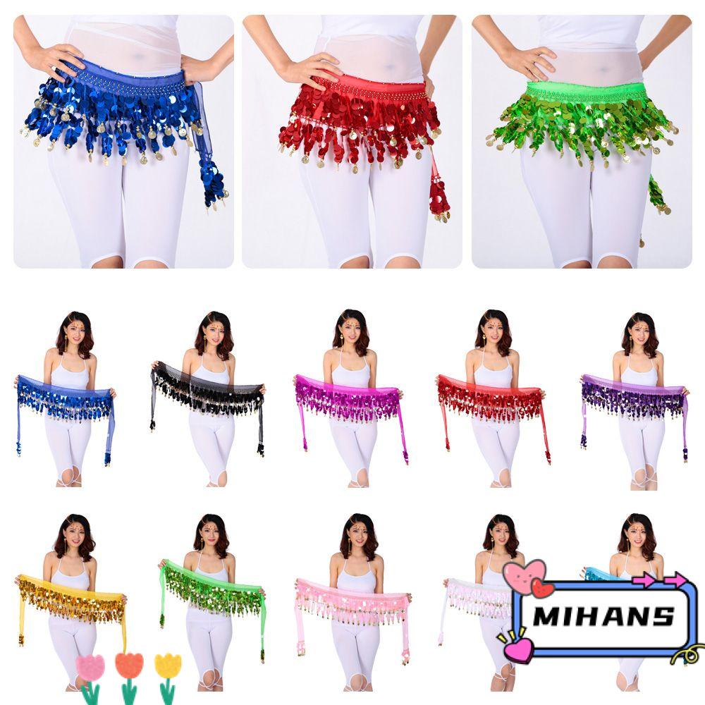 Thắt Lưng Múa Bụng Đính Đồng Xu Lấp Lánh Dành Cho Nữ