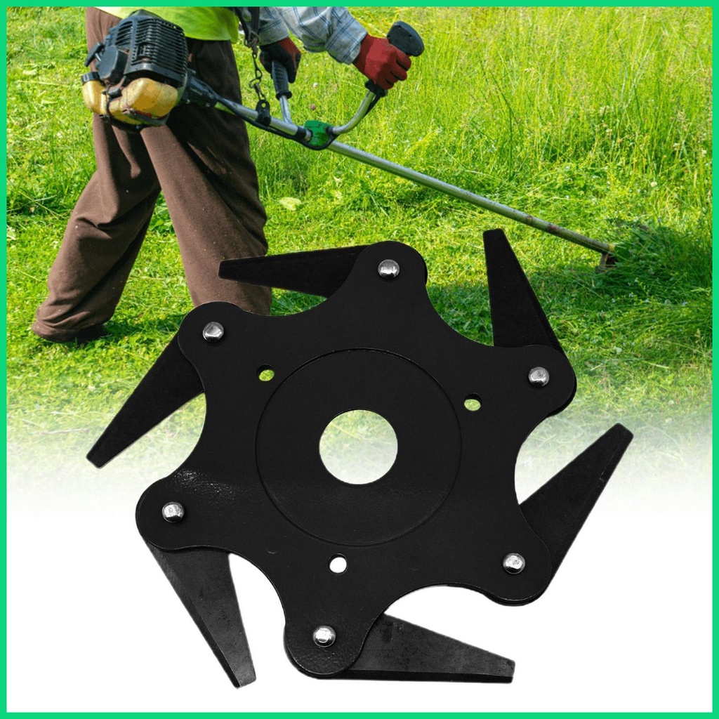 Dụng Cụ Đầu Cắt Cỏ 6 Răng 65Mn Bằng Thép Bền Thông Dụng Cho Nông Nghiệp / Sân Vườn