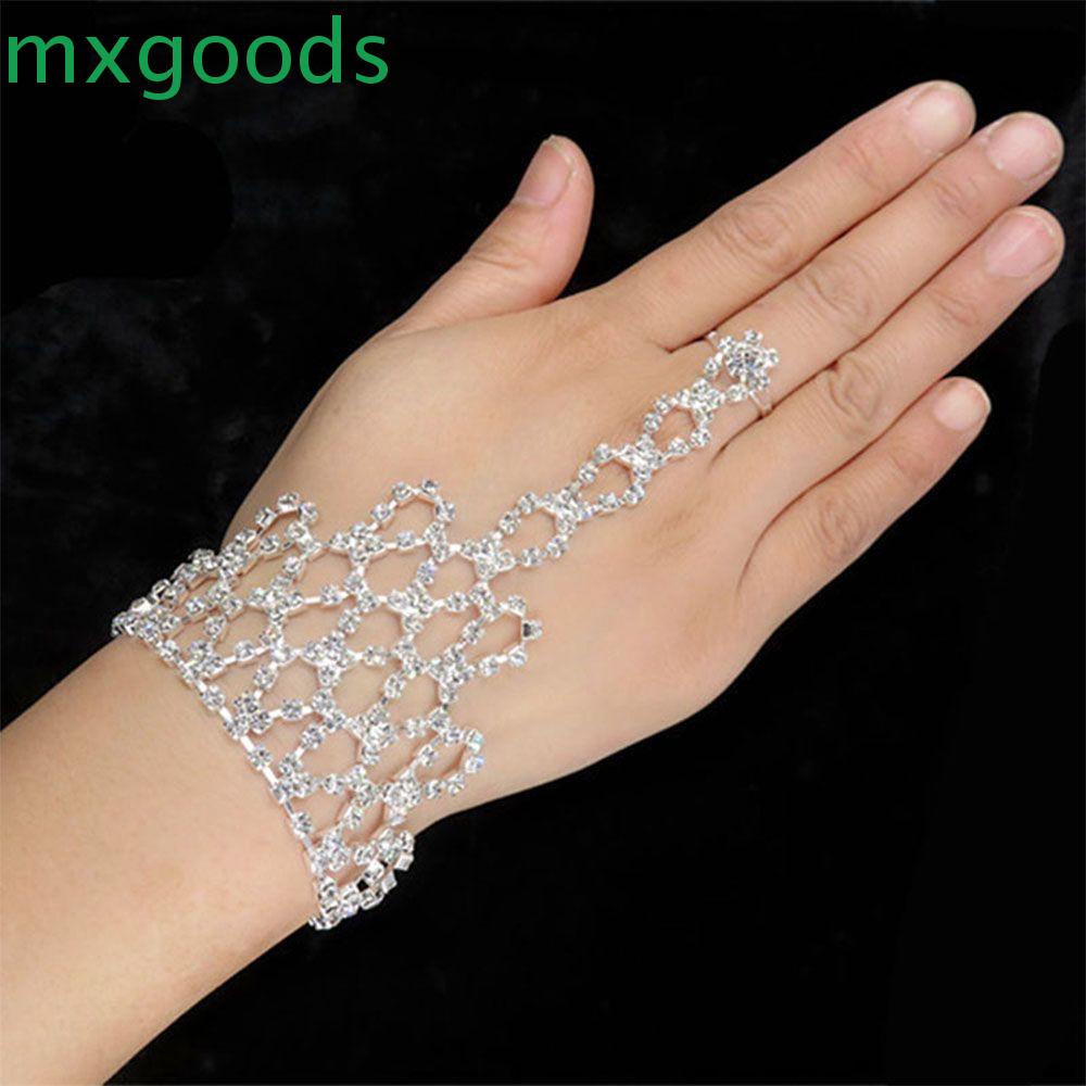 Vòng Đeo Tay Chuỗi Xích Thời Trang Dự Tiệc Tối|Nhẫn Kết Nối Thiết Kế Độc Đáo Thời Trang