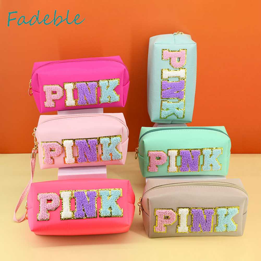 Túi Đựng Mỹ Phẩm Du Lịch Cỡ Lớn Thêu Chữ Đa Năng Thời Trang Cho Nữ