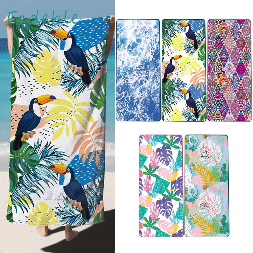 Khăn Tắm Bằng Sợi Micro Mềm Mại Thấm Hút Nước Tốt Tiện Dụng Mang Theo Du