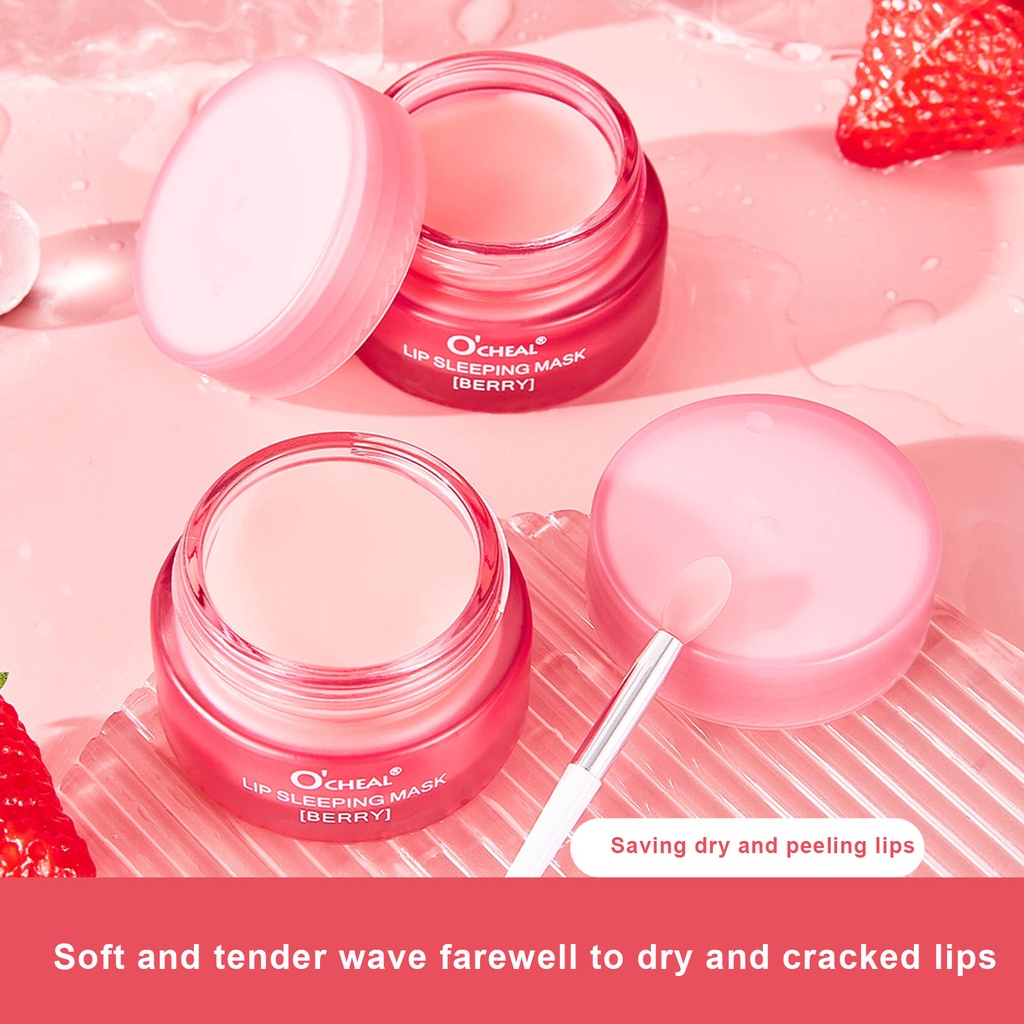 1 Mặt Nạ Môi tl Dưỡng Ẩm Chống Lão Hóa Ban Đêm Phục Hồi Da Môi