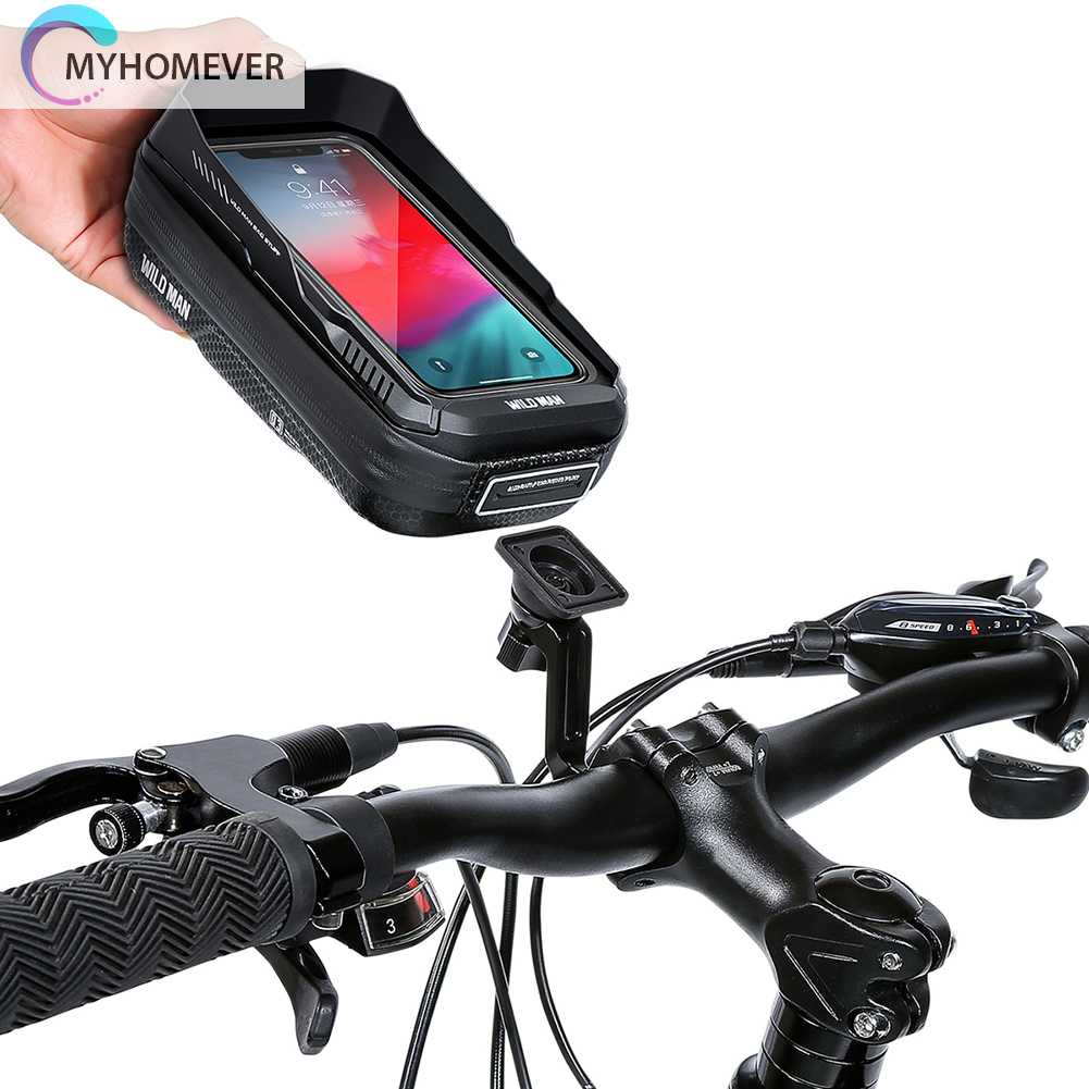 Túi Đựng Điện Thoại Gắn Tay Lái Xe Đạp Bằng EVA Cứng Chống Thấm Nước