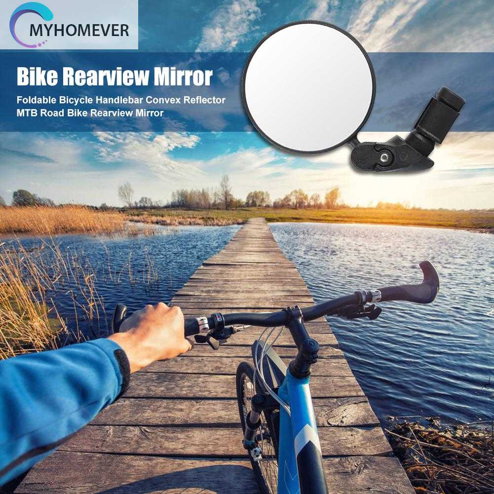 Gương Chiếu Hậu Phản Quang Gắn Tay Lái Xe Đạp MTB Gấp Gọn Tiện Lợi