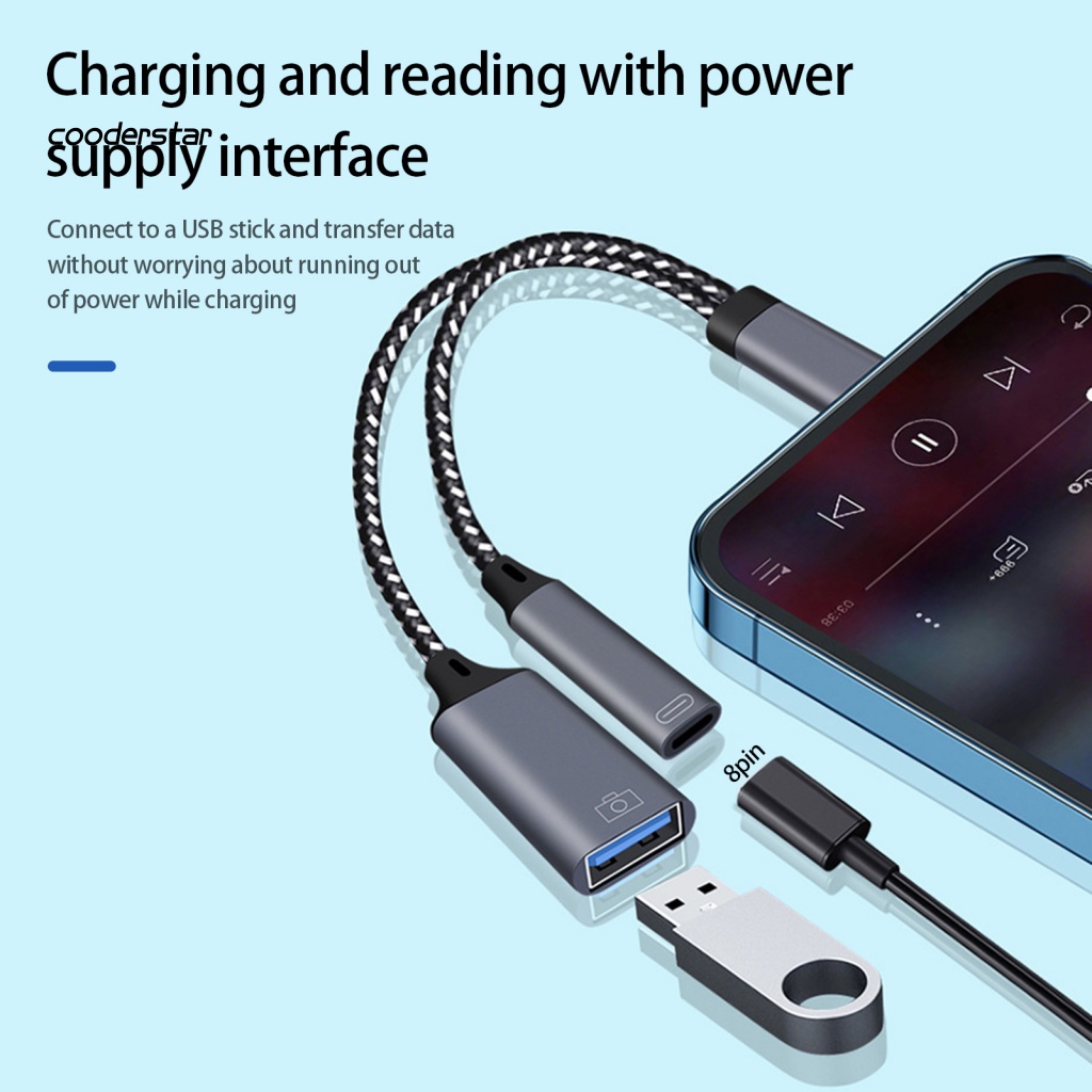 Cáp Chuyển Đổi 8 Pin Độ Ổn Định Cao Chuyên Dụng Cho Điện Thoại / Máy Tính