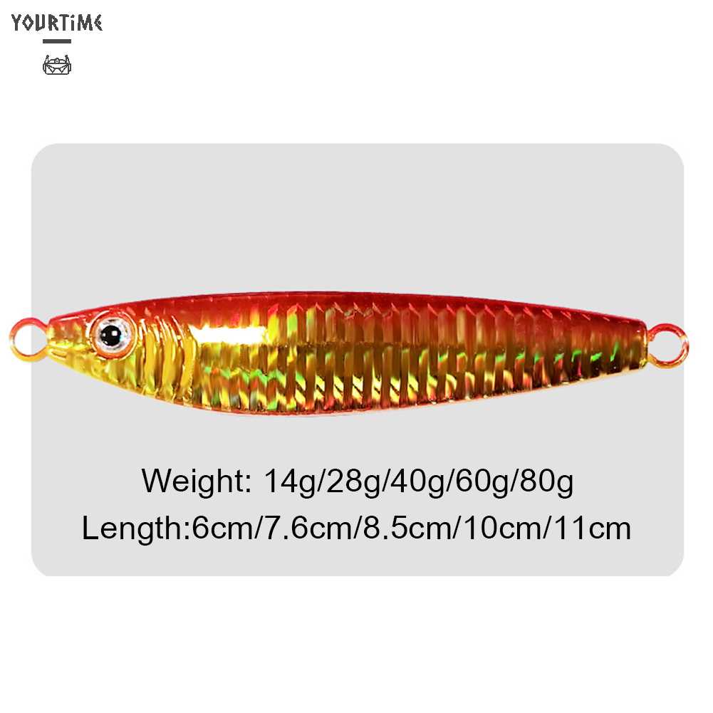 Mồi Câu Cá Phát Sáng Trọng Lượng 14g / 28g / 40g / 60g / 80g