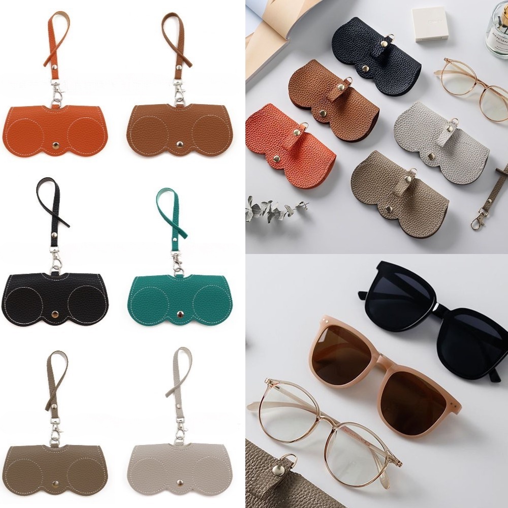 Vỏ Bọc Mắt Kính Đọc Sách Bằng Da PU Mềm Thời Trang Unisex