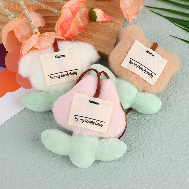 Nhãn Dán Trang Trí Túi Xách Chống Thất Lạc Hình Gấu / Thỏ Nhồi Bông Dễ Thương