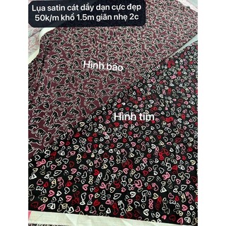 Vải Lụa , lụa satin, lụa cát, lụa hoa  MAY VÁY-ÁO -JUMSUIT