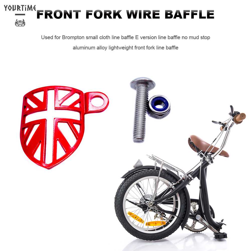 Phụ Kiện Bảo Vệ Dây Phanh Trước Trọng Lượng Nhẹ Cho Xe Đạp Brompton