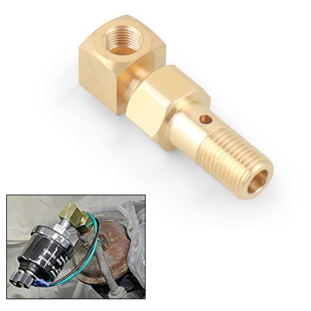 Bộ Chuyển Đổi Áp Suất Nhiên Liệu M12x1.25 Sang 1 / 8-27 NPT Cho Xe Honda Civic