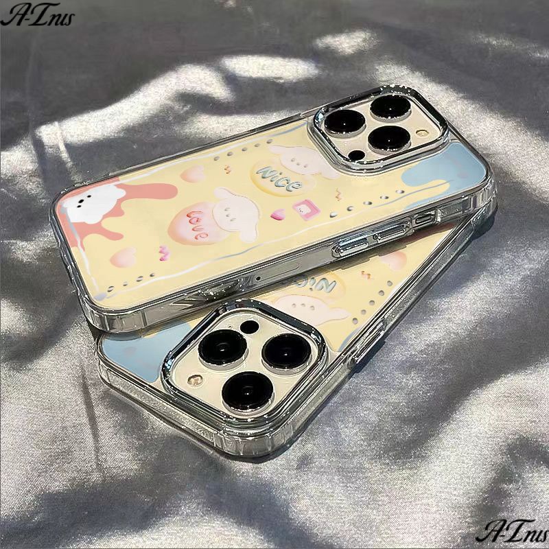 ✅Ốp Điện Thoại Mềm Chống Sốc Hình Chú Chó Cinnamon Cho Apple Iphone max 14pro117iPhone12 8pl13