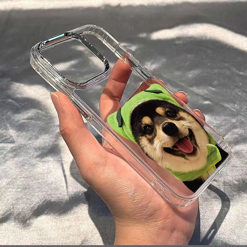 ✅Ốp Điện Thoại Dẻo Họa Tiết Chú Chó Dễ Thương Chống Sốc Cho iPhone12max 7813 11 14pro 56OQ