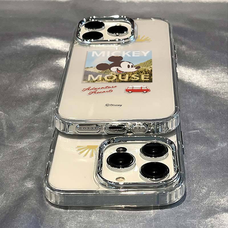 ✅Ốp Điện Thoại Dẻo Họa Tiết Hoạt Hình Mickey Dễ Thương Chống Sốc Cho Iphone12 11 / xs14pro 13 plus 7