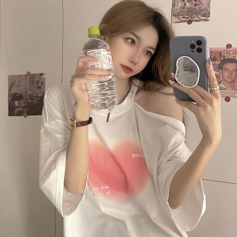 Áo Thun Tay Ngắn Plus Size Cho Nữ