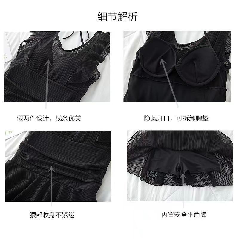 Đồ Bơi Một Mảnh Ôm Eo Che Bụng Phối Ren Gợi Cảm Cho Nữ