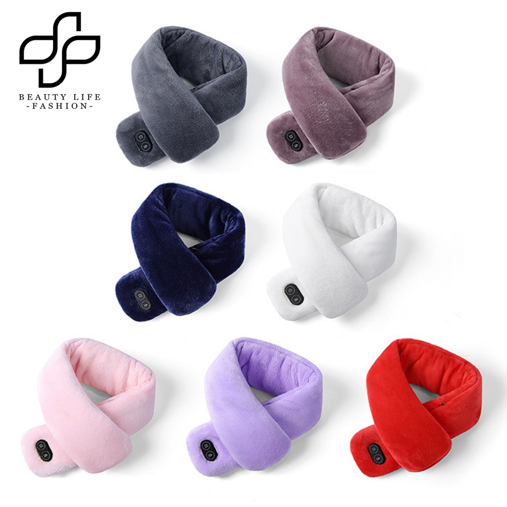 Khăn Choàng Cổ Làm Nóng Bằng Điện USB 3 Chế Độ 4 Mức Độ Điều Chỉnh Được Cho Nam Nữ Vào Mùa Đông