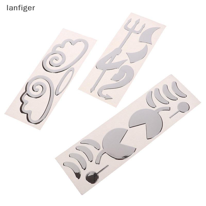 Sticker Dán Trang Trí Xe Hơi Hình Thiên Thần Ác Quỷ 3D Chất Lượng Cao